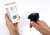 Portable Ring Barcode Scanner 1D Mini Bluetooth Barcode Reader 550mA Battery