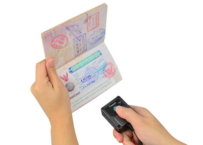 Mini Portable MRZ OCR Passport Reader for Airport / Hotel / Travel Agency