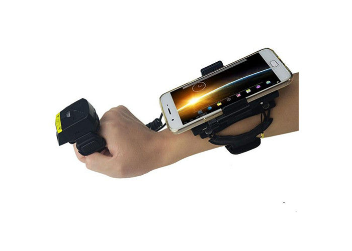 Convenient Wrist Mounted Barcode Scanner , Wearable Data Terminal Long Distance