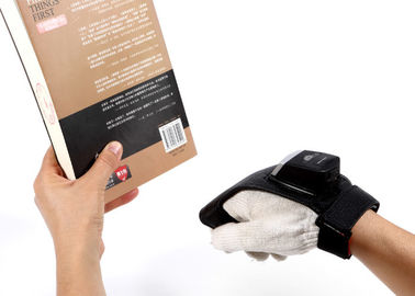 2D Bluetooth Finger Barcode Scanner Glove Mounted For Industrial / Shopping Mall