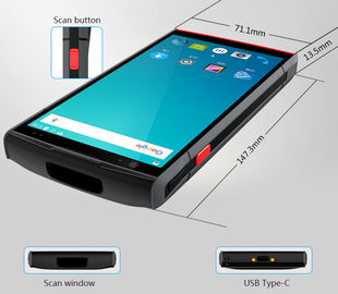 Bluetooth GPS Rugged PDA Android Industrial Handheld Terminal Scanner