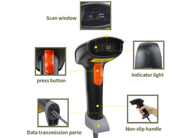 2d Laser Handheld Barcode Scanner For Library / Logistic And Warehouse Inventory