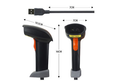 2d Laser Handheld Barcode Scanner For Library / Logistic And Warehouse Inventory