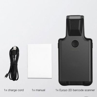 Phone Scanner 1D Back Clip Bluetooth Barcode Scanner Work with Phone, Portable Barcode Reader